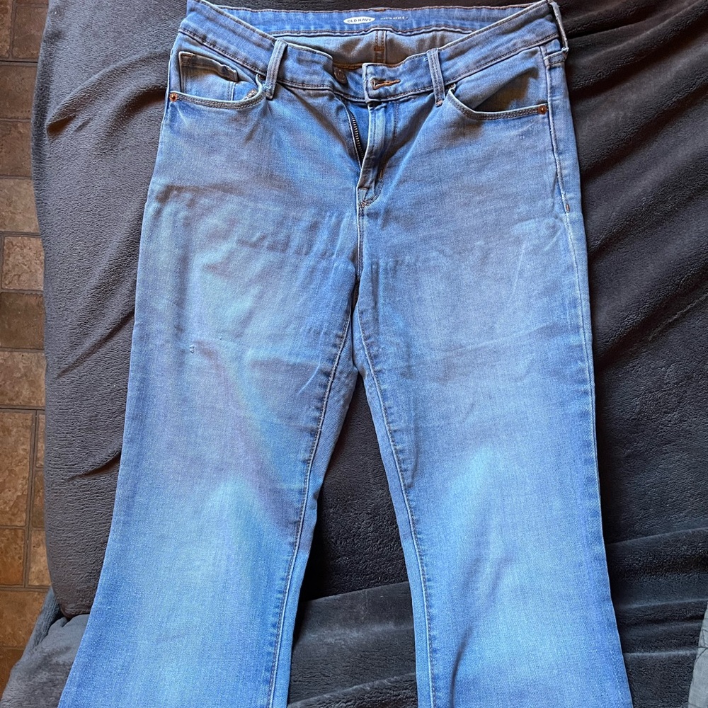Old Navy Blue Flare Women's Jeans